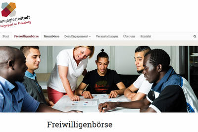 Bild vergrößern: Website Engagiert in Flensburg